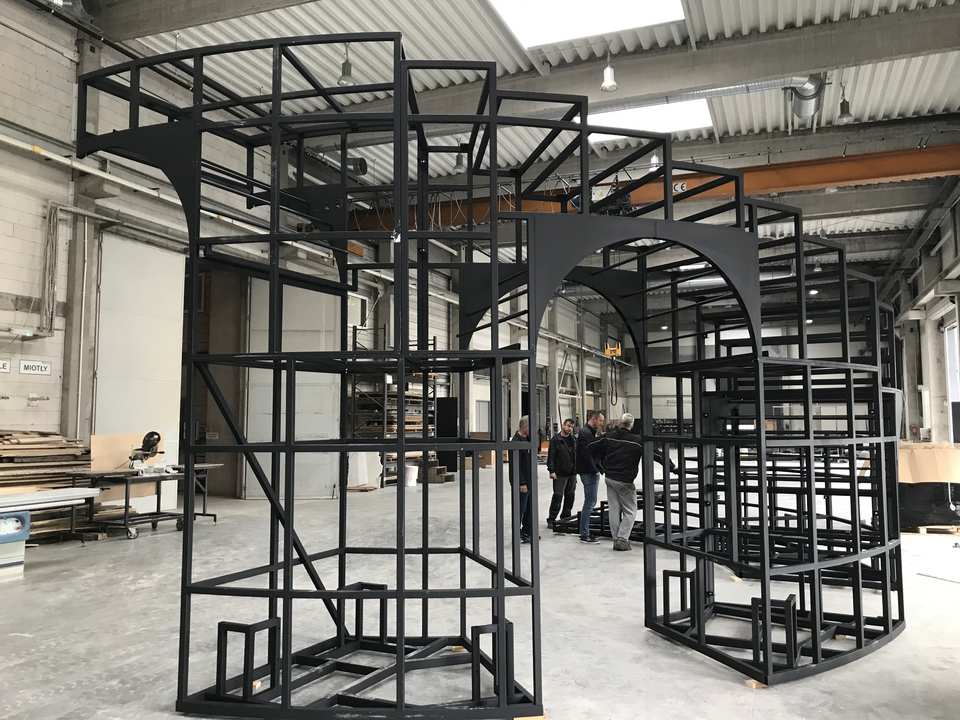 Element scenografii - Kręte Schody - Bonn / Niemcy 2021 (5)
