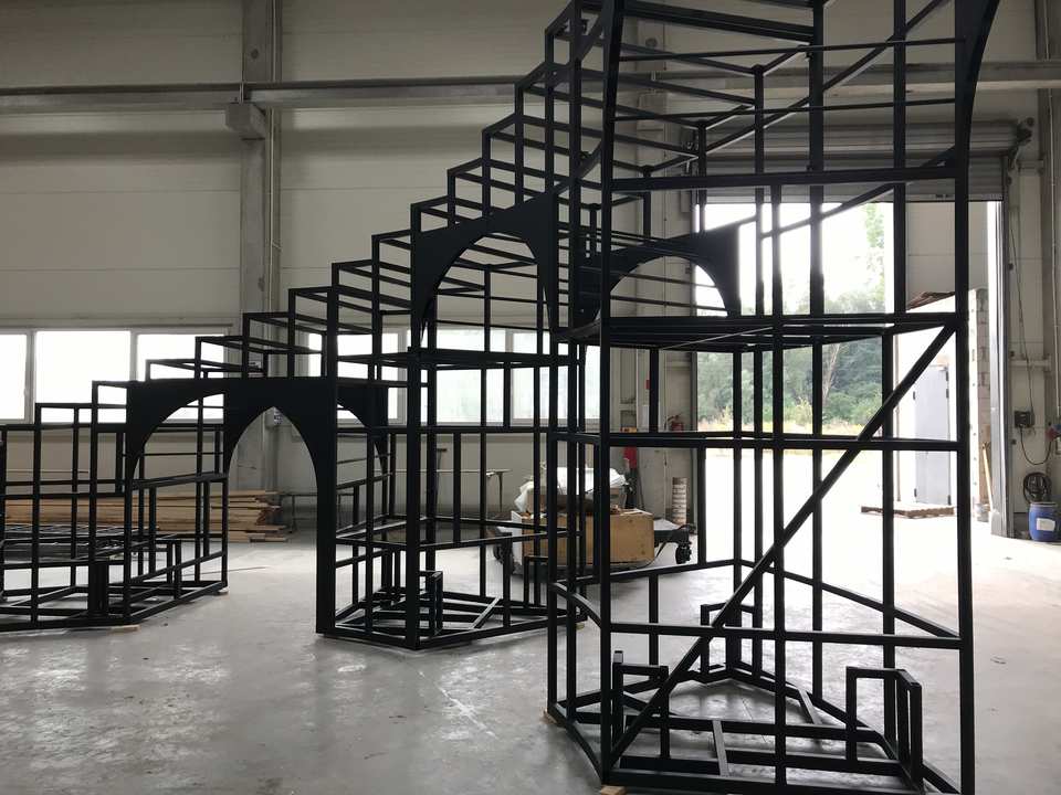 Element scenografii - Kręte Schody - Bonn / Niemcy 2021 (4)