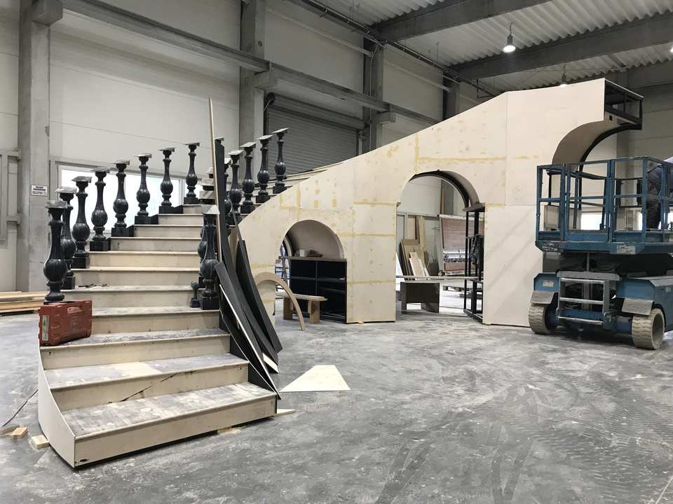 Element scenografii - Kręte Schody - Bonn / Niemcy 2021 (2)