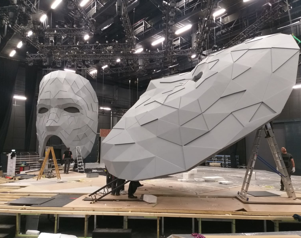 Dekoracja sceniczna - Maski TVN "MASK SINGER" - Warszawa / Polska 2022