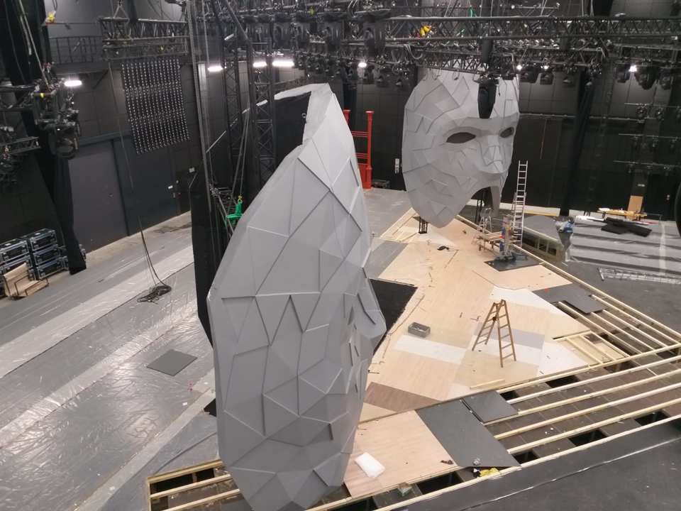 Dekoracja sceniczna - Maski TVN "MASK SINGER" - Warszawa / Polska 2022 (3)