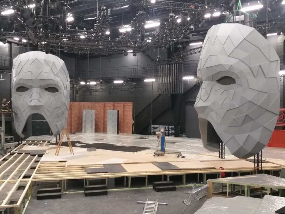 Dekoracja sceniczna - Maski TVN "MASK SINGER" - Warszawa / Polska 2022 (4)